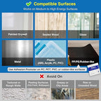 Double-Sided Removable Tape – 1" x 16.5 FT Heavy Duty PE Foam Mounting Tape with Adhesion Promoters – Wall-Safe Waterproof Damage-Free for Posters, Picture Hanging & Painted Walls