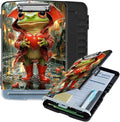 Clipboard with Storage Box & Pen Holder,Heavy Duty Clip Boards 8.5x11 for Nursing,High Capacity,School & Office Supplies,Rainy Frog Love