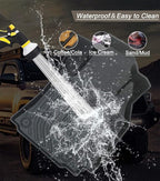 Aiqiying Floor Mats Compatible with Ford Escape 2013-2019 Models，All Weather Carpet Liners Waterproof Durable Custom-Fit Front Rear Full Set Protection TPE Accessories