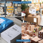 4”x6” Thermal Labels 20000 Labels, Shipping Label Thermal Paper for Thermal Printers Zebra & Rollo (20 Packs of 1000)