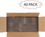 Calenzana 8x6x6 Shipping Boxes Set of 40, White Corrugated Cardboard Box for Mailing Packing Gifts Small Business