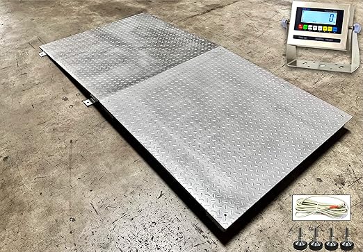 Liberty Scales SL-4x4-Galvanized NTEP (Legal for Trade) Heavy Duty Industrial Floor Scale 48" x 48"
