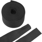 MECCANIXITY Braided Cable Sleeves Heat Shrinkable Fabric Sleeving, 1 3/8" 10ft Black 2:1 Ratio Heat Shrinkable Cord Protector for Harness Cable, Network Cable Protection, Cable Management
