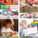 Tape Refills with Dispenser, 24 Roll Invisible Tapes, 3/4 Inch X 1000 in, Gift Wrapping Tapes Supplier for Christmas Home School Office Use