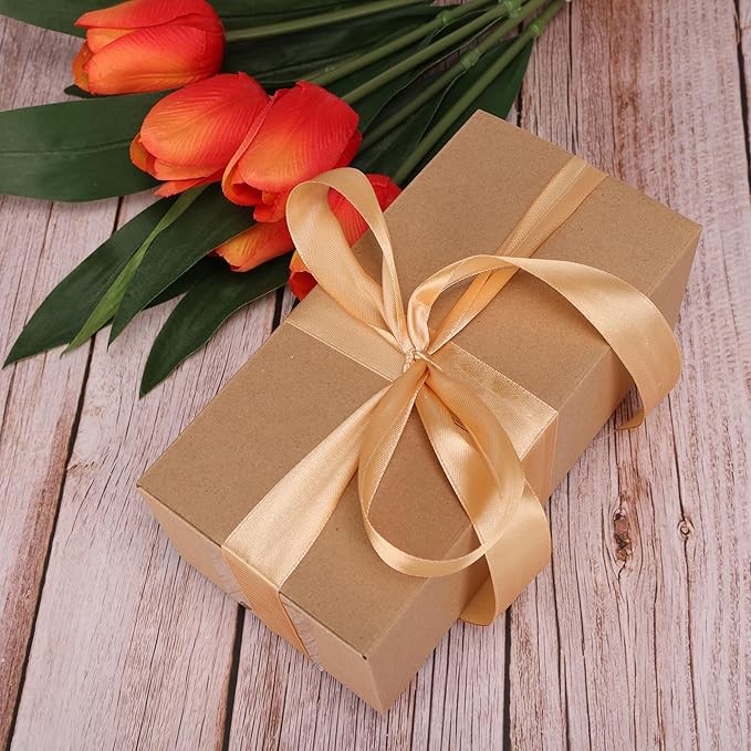 CRUGLA 40 Packs 8x4x3 Shipping Boxes for Small Business, Corrugated Cardboard Boxes Bulk for Shipping Packing Mailing