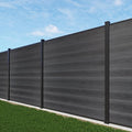 6'' x 6'' Outdoor Privacy Fence, Wind Resistant, Wood Plastic Composite Fence Panel with 1 Post, Fencing for Yard, Backyard, Garden and Pool