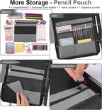 Thicker Clipboard with Storage, Internal Pen Pouch Included, A4 / Letter Size, Toughest Plastic Contractor Clip Boards 8.5x11, High Capacity Clipboards Box Case for Contractor Trucker Driver