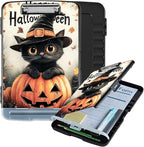 Clipboard with Storage Box & Pen Holder,Heavy Duty Clip Boards 8.5x11 for Nursing,High Capacity,School & Office Supplies,Pumpkins Halloween