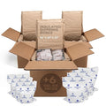 Insulated Thermal Shipping Boxes 16"x16"x16" with 2 Gel Ice Packs, Pack of 3 - USA-Made Cold Food Shipping Box with Absorb Condensation Thermal-Paper Liner - Frozen Food Shipping Kit by IDL Packaging