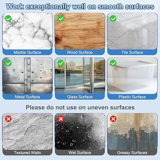 uxcell 100Pcs Double Sided Adhesive Pads, 1.97" x 0.79" Clear Removable Heavy Duty Mounting Tape Picture Hanging Sticky Adhesive Pad for Wall, Poster Picture, DIY Craft