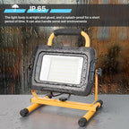 HYPERLITE LED Work Light 5000Lumen: 50W Waterproof Flood Light - Portable Work Light with 6.6FT Cord and Switch for Job Site Garage Workshop Car Repairing Indoor Outdoor Lighting