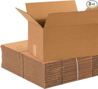 Partners Brand 14x10x8 Corrugated Cardboard Boxes, 14"L x 10"W x 8"H, Pack of 75 | Shipping, Packaging, Moving, Storage Box for Business, Strong Wholesale Bulk Boxes 14x10x8