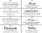 Address Stickers Custom Return Address Labels Roll White Self Adhesive Personalized ActuallyCustom22