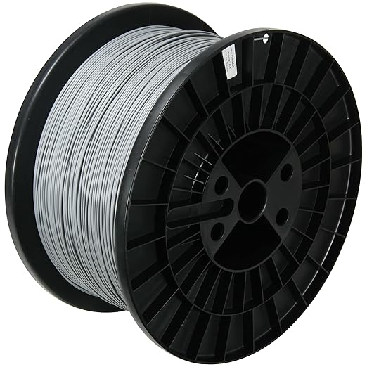 Polymaker PLA Filament, Grey 3D Printing PLA Filament 1.75mm 5kg - PolyLite 3D Printer PLA Filament, Dimensional Accuracy +/- 0.03mm, Compatible with Most 3D Printer, Grey