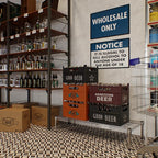 18" Deep x 42" Wide x 8" Height 1-Tier Wire Shelving Kit | NSF Commercial Storage Rack Unit