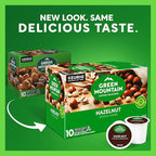 Green Mountain Coffee Roasters Hazelnut, Keurig Single Serve K-Cup Pods, Light Roast Coffee, 60 Count, (6 Packs of 10)