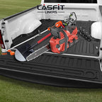 LASFIT Tailgate Mat for Ram 1500 2009-2018, for Ram 2500/3500 2009-2025, for Ram 1500 Classic 2019-2024 Standard Tailgates, All Weather TPE Tailgate Protector Liner Replacement Accessories, Black
