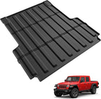 Truck Bed Mat 5FT for Jeep Gladiator JT 2026 2025 2024 2023 2022 2021 2020, All Weather TPE Heavy Duty Truck Mat Rear Bed Liner Cargo Mat for 2025 Jeep Gladiator Accessories