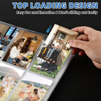 9 Pocket Card Sleeves, Holds 1800 Cards, Trading Card Binder Sleeves, 3 Ring 9 Pocket Pages for Sports Cards, Coupons Cards, 100 Pack, Game