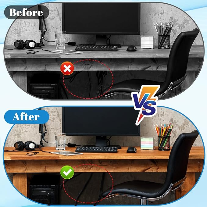 Pangda 300 Feet 1/2 Inch Wire Loom PET Expandable Braided Sleeving Braided Sleeve for TV, Computer, Home Theater (Black)