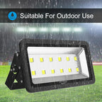 600W Outdoor LED Flood Light, 60000LM Super Bright, 110-285V, IP66 Waterproof, 6000K Daylight White Security Lights,Lighting for Playground Yard Stadium Lawn Ball Park