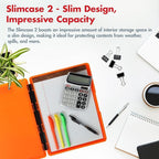 Dexas Slimcase 2 Plastic Clipboard with Storage and Side Opening