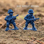 Polymaker Matte PLA Filament Army Blue 1.75mm 1kg 3D Printing Filament, PolyTerra 3D Printer PLA Filament
