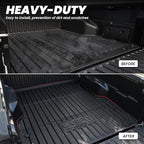 LASFIT Bed Mat for Toyota 2024-2026 Tacoma (6ft,6'Bed) Truck Bed, All Weather 6ft Car Bed Liner for Toyota Tacoma 2025 2026 2026 Accessories, TPE Trunk Mat&Cargo Liner (Not Fit Drop-in Liners)