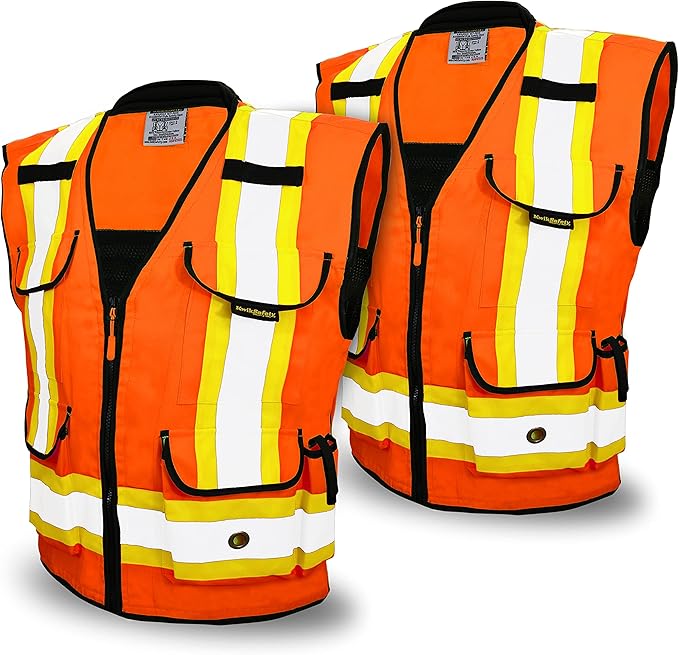 KwikSafety - Charlotte, NC - GODFATHER Safety Vest [CUSHIONED COLLAR + TABLET POCKET] ANSI OSHA