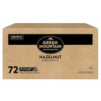 Green Mountain Coffee Roasters Hazelnut Keurig Single-Serve K-Cup pods, Light Roast Coffee, 72 Count