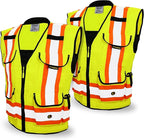 KwikSafety - Charlotte, NC - GODFATHER Safety Vest [CUSHIONED COLLAR + TABLET POCKET] ANSI OSHA
