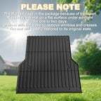 Truck Bed Mat for Toyota Tacoma 2005-2023, All Weather Truck Bed Liner for Toyota Tacoma Accessories, 5FT TPE Cargo Liner Truck Mat