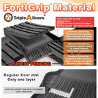 TripleAliners Floor Mats Compatible with Toyota Tundra 2022-2025 CrewMax Cab Accessories All Weather Custom Fit TPE Floor Liners 1st & 2nd Row Full Set Interior Liners