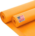 24" x 1200" (100 ft) Orange Kraft Paper Roll (Value Pack of 2), 45 lbs Thickness, Made in USA Colored Kraft Paper for School, Bulletin Board - Odorless, Non-Toxic, Safe for Kids
