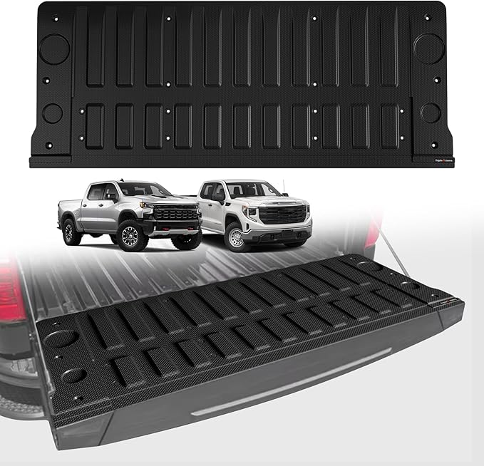 TripleAliners Tailgate Mat for 2019-2025 2026 Chevy Silverado & GMC Sierra 1500 Multipro Tailgate Accessories Liner Protector All Weather TPE Custom Fit (Won't Fit Standard Tailgate/Drop-in Liners)