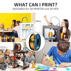Geeetech Silk PLA Filament 1.75mm for 3D Printer, Metal-Like Shiny Consumables 1kg (2.2lbs) 1 Spool, Dimensional Accuracy +/- 0.02 mm, Metallic Gold Silk Filament