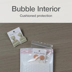 Quality Park Bubble Mailers, 4 x 8 Shipping Envelopes, Self-Seal, Durable White Padded Envelopes, Redi-Strip Peel Off Closure, 50 Per Box (QUA85929)