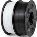 iSANMATE ASA 3D Printer Filament 1.75mm 2KG (4.4lbs), UV & Weather Resistant 3D Printer Filament Perfect for Outdoor Functional Parts, Black+White