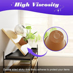 252pcs Car Easy-Pull Sticky Putty Clear Double Sided Removable, No Residue Glue Adhesive Double Sided Tape for Car, Walls, Holiday Decor, Balloons, Posters, Crafts & Classroom Decor, 3 Sizes