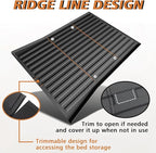 TripleAliners Premium Extra Thick Truck Bed Mat Compatible with 2023 2024 2025 Tesla Cybertruck Accessories Vehicle Perfectly Flush All Weather Protection TPE Heavy Duty Pickup Car Bed Cargo Mat