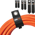 Iron Forge Cable Extension Cord Wrap Organizer, 12 Piece Multi-Pack - 2 Pieces of Medium, Large, and XL Hook and Loop Hanger Wraps Up to 50 lbs