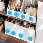 2 Inch Sky-Blue Circle Stickers 500 Pcs,Permanent Color Coding Dots for Office,Home Organization, File Classification,Multipurpose Labels