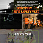 Personalized High Reflective Safety Vest Custom Hi Vis Safety Vest Men Women Construction Workwear Security Vest
