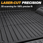 Truck Bed Mat for Toyota Tundra 2022-2026, All Weather Truck Bed Liner for 2026 2025 Toyota Tundra Accessories, 5.5FT TPE Cargo Liner Truck Mat