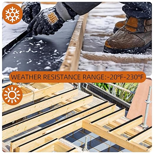Butyl Joist Tape for Decking 2''×50', 4 Rolls Weather-Resistant Deck Joist Tape 2 inch, Waterproof and Anti-Corrosion Joists Deck Tape,Self-Adhesive Flashing Joists Tape for Wood Decks Beams Roof