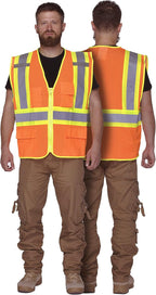 KAYGO Safety Vest with Pockets - High Visibility Reflective Vest ANSI Class 2 Construction Vest
