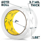 Packing Tape Clear Packaging Tape Heavy Duty Strong Shipping Refills Dispenser Transparent Thick Moving Supplies Mailing Box Sealing Office Storage Home - 60 Yds x 1.88" Wide x 2.7 Mil Thick 36 Rolls