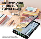 Clipboard with Storage High Capacity Plastic Nursing Clipboards with Pen Holder File Folder Storage Box Clipboard with Heavy Duty Clips for Teacher,Doctor,Offices-Christian Bible Psalm 46-5