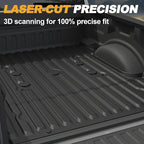 Truck Bed Mat for Ford F250 F350 F450 Super Duty 2017-2026, All Weather Truck Bed Liner for 2026 2025 Ford F-250 F-350 F-450 Accessories, 6.8FT 81.9'' TPE Heavy Duty Cargo Liner Truck Mat