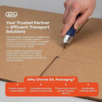 Multi-Depth Corrugated Shipping Boxes, 14"L x 12"W x 6"H, Pack of 5 - USA-Made Boxes for Moving, Storage & Small Business Packaging - Heavy-Duty Cardboard Bines for Household & Office by IDL Packaging